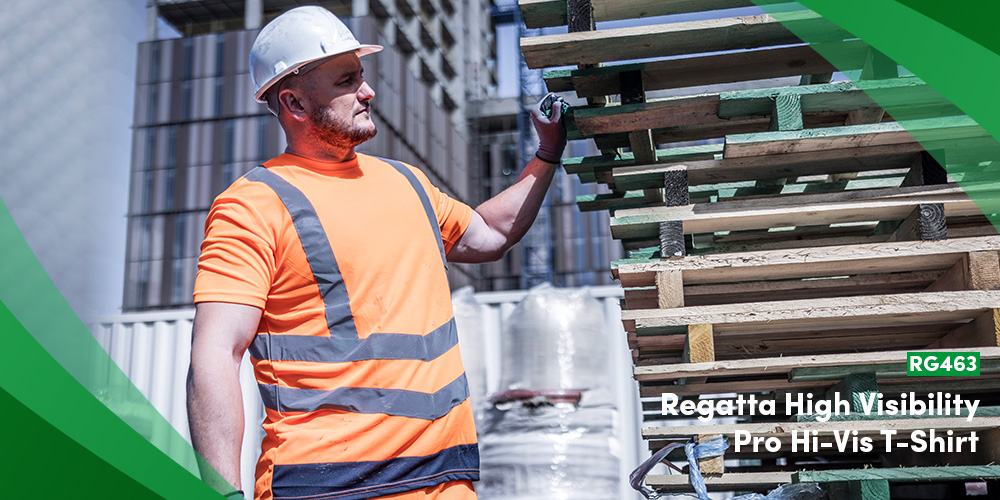 lightweight hi-vis t-shirt for warm weather workwear